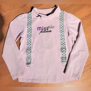 ⏰️3/10$ 6Y Pink long sleeves t-shirt with turtleneck
